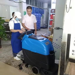 南寧食品廠加工車間用盈樂洗地機(jī)效果佳